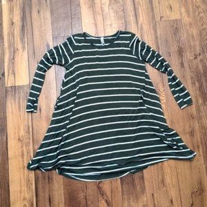 Pomelo Striped Long Sleeve Tunic